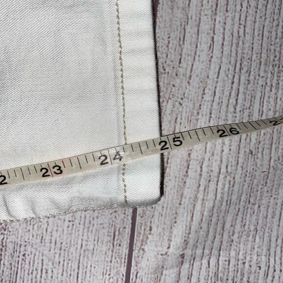 Code Bleu Annette women 16 white Capri jeans - Picture 9 of 11